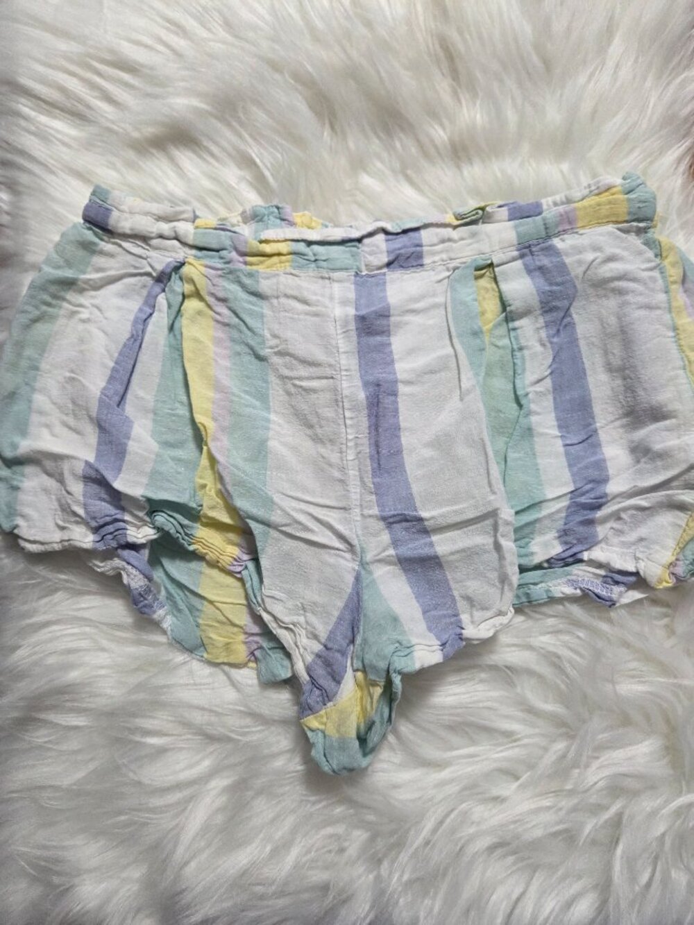 Love to Lounge Striped Crinkle Pajama Shorts - Picture 3 of 4